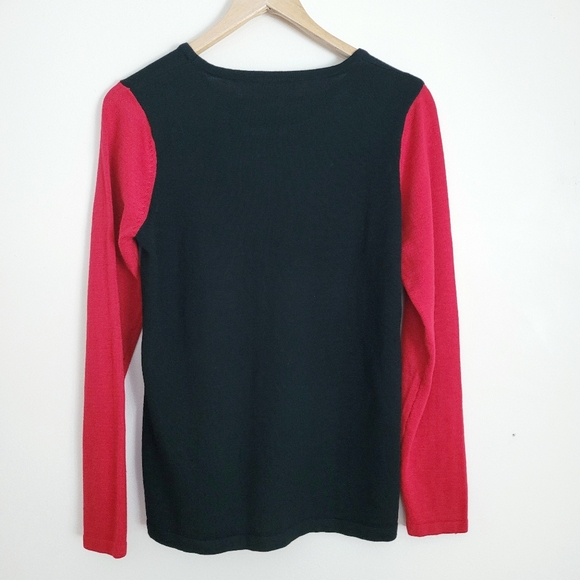 Vintage Abstract Geometric Wool Blend Knit Sweater - S - Picture 5 of 10